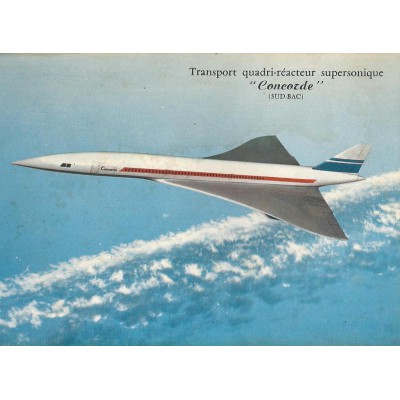 "Concorde" Transport quadri-réacteur supersonique